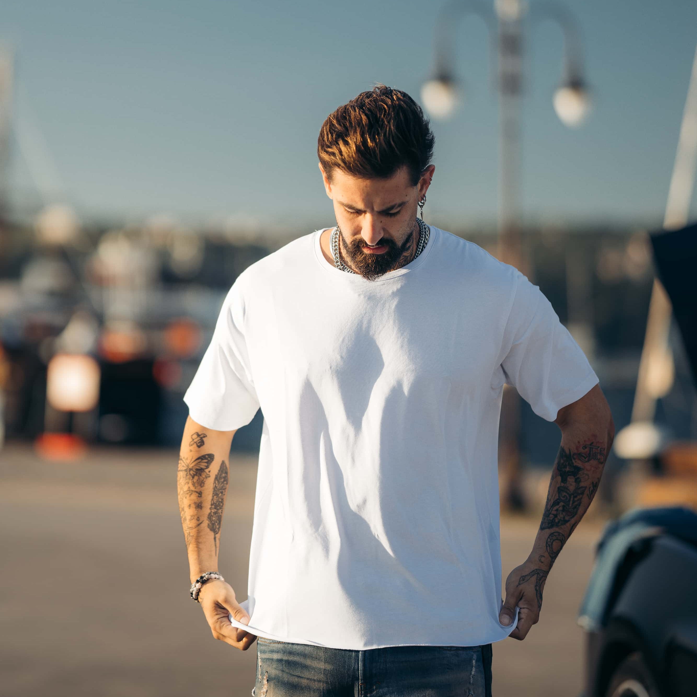 Concrete White T-Shirt