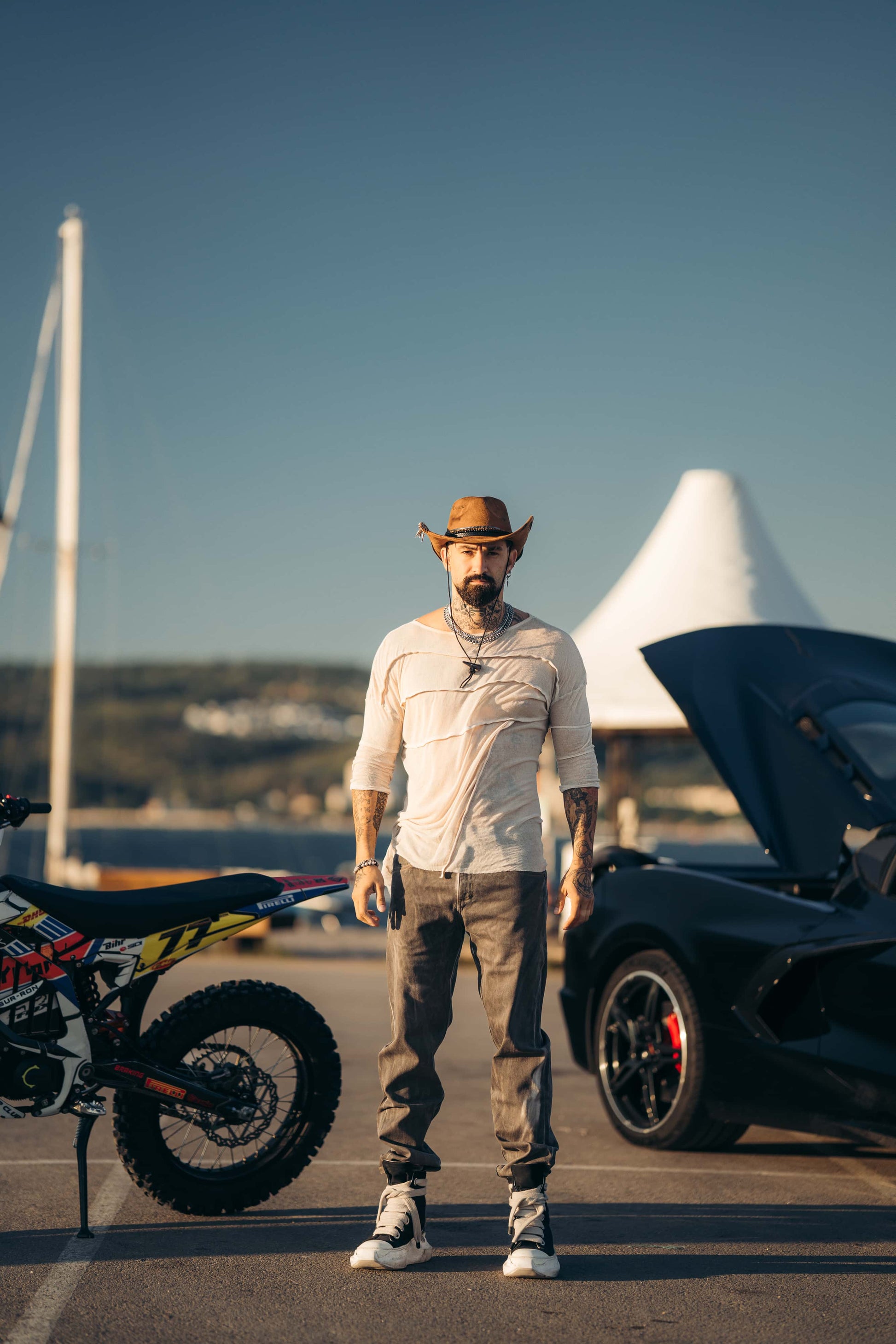 Reborn Raw Loose Fit Jeans - Terra Cognac