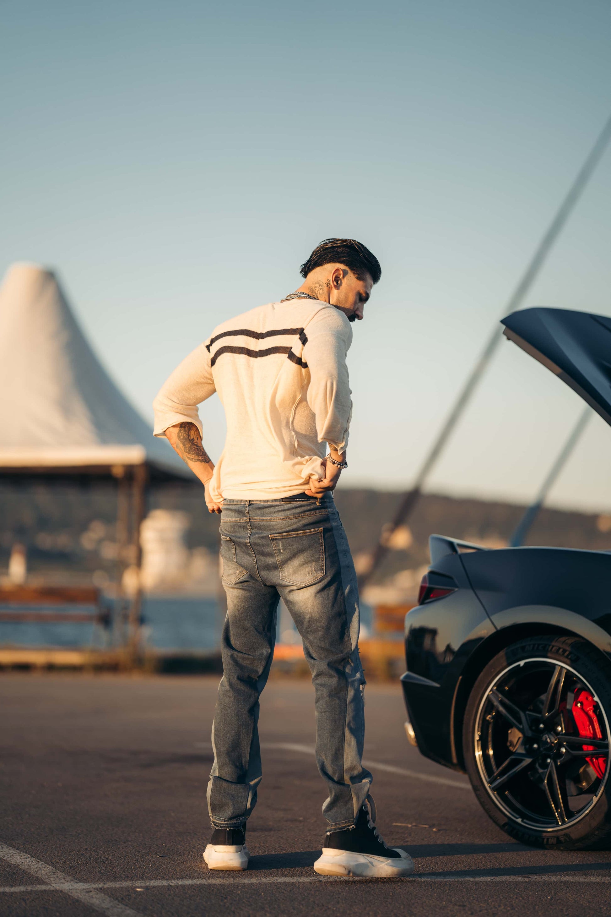 Hybrid Patchwork 5 Pocket Jeans