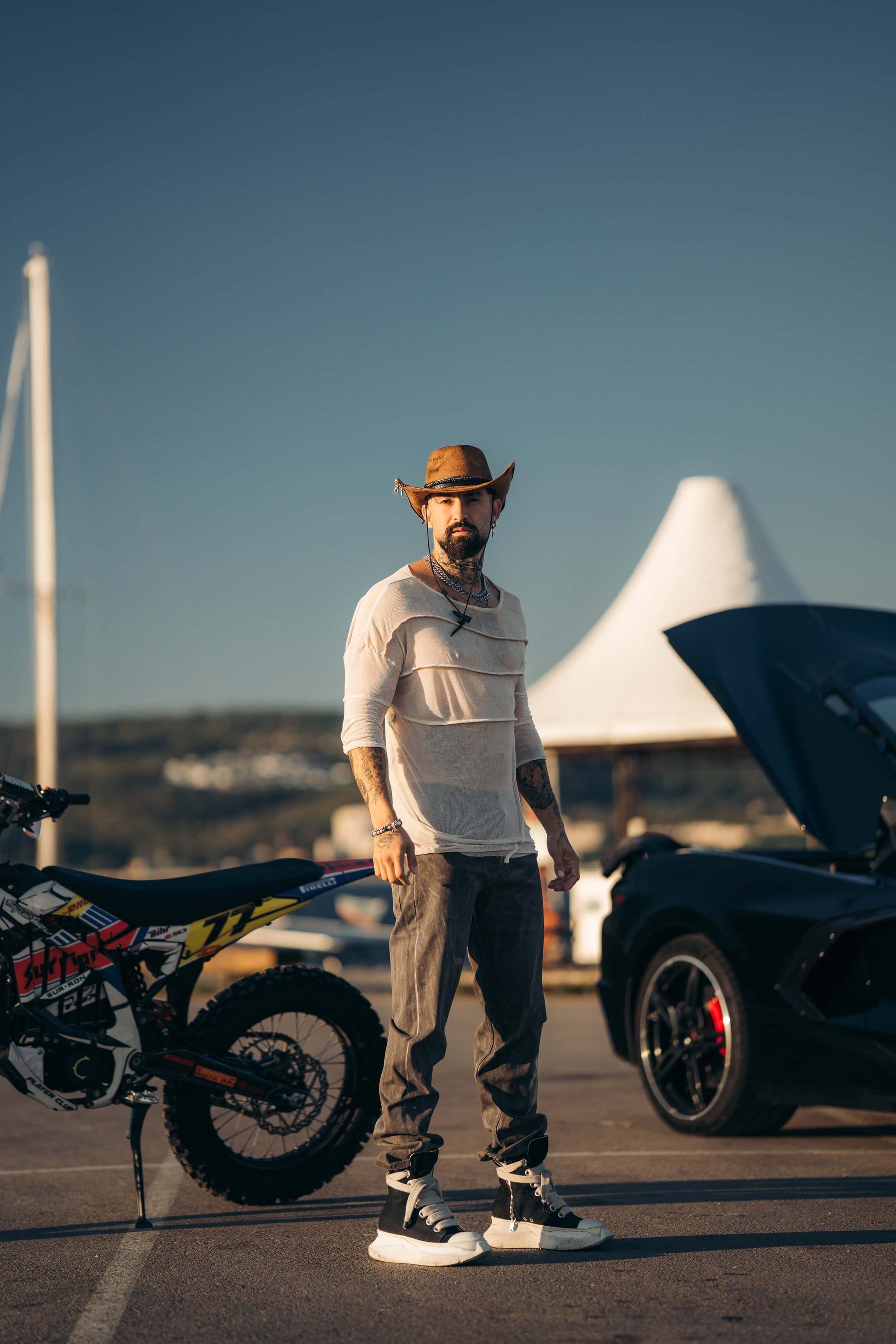 Reborn Raw Loose Fit Jeans - Terra Cognac