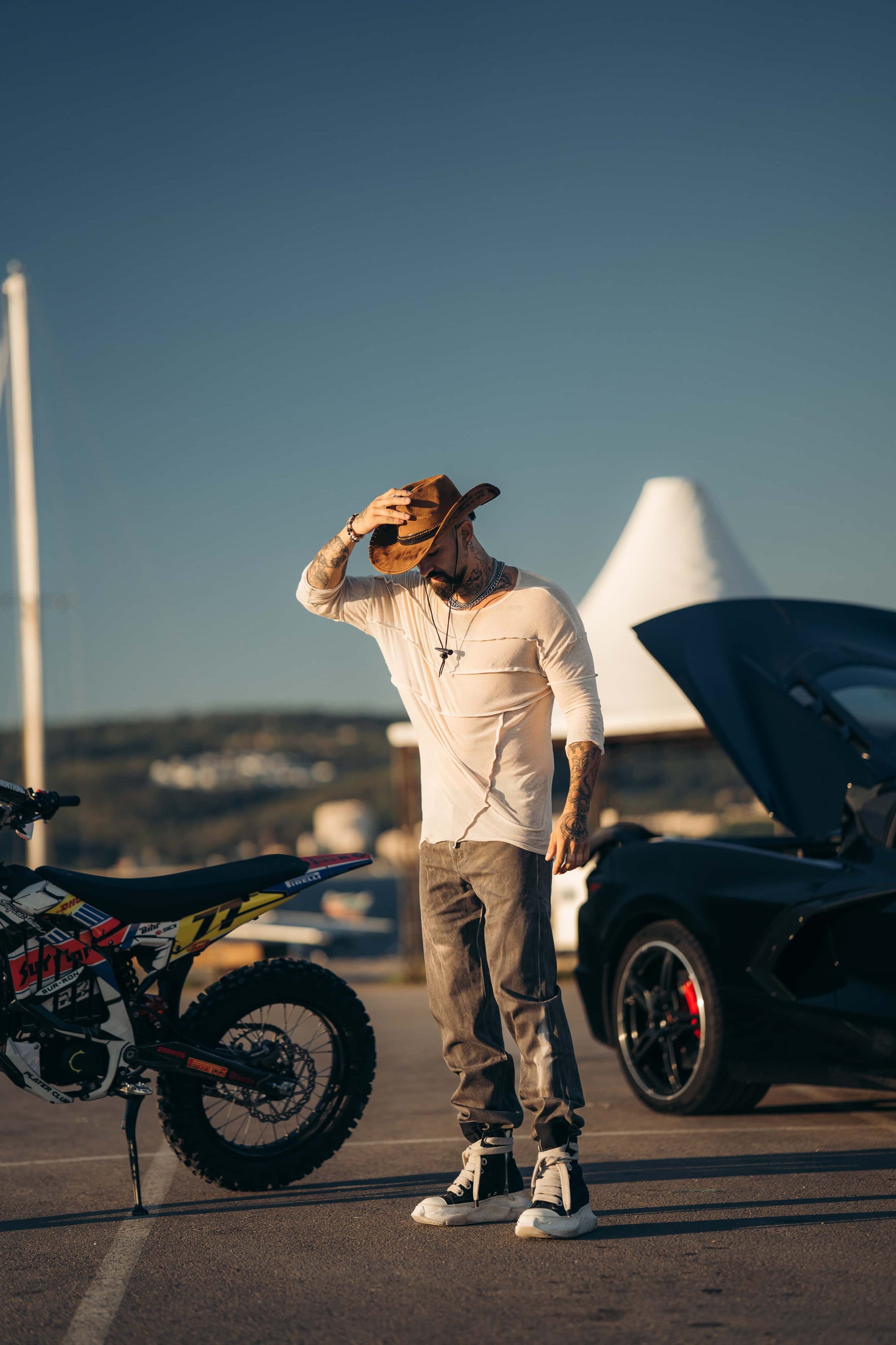 Reborn Raw Loose Fit Jeans - Terra Cognac