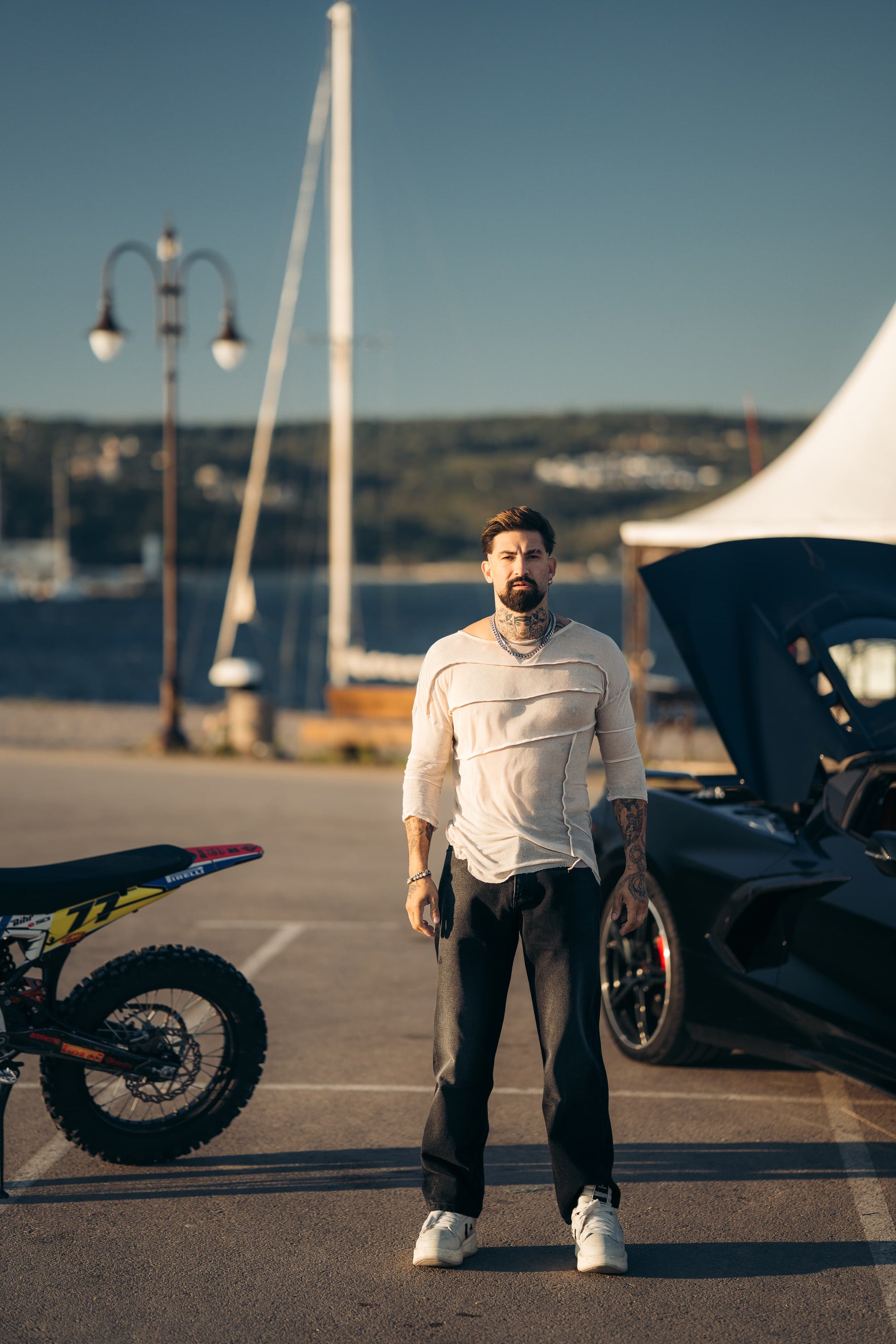 Reborn Raw 80s 5 Pocket - 80s Shadow Black Jeans