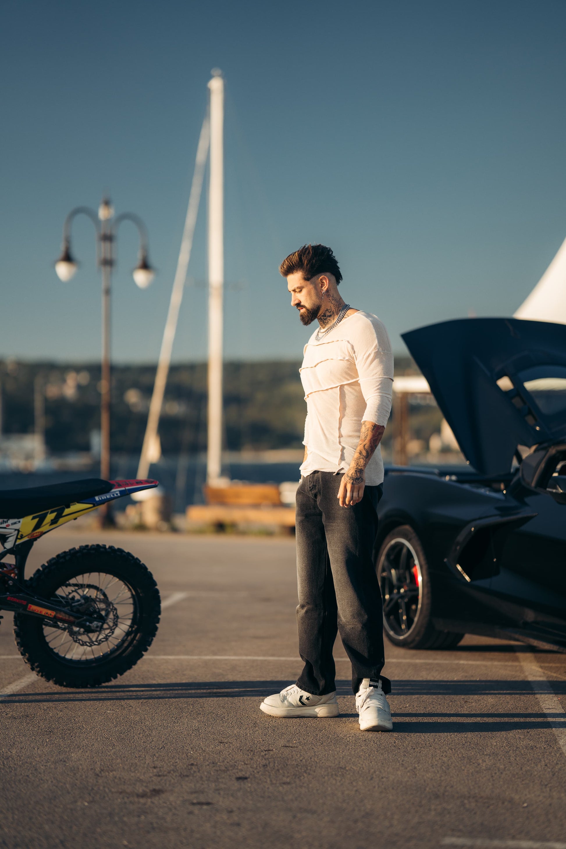 Reborn Raw 80s 5 Pocket - 80s Shadow Black Jeans