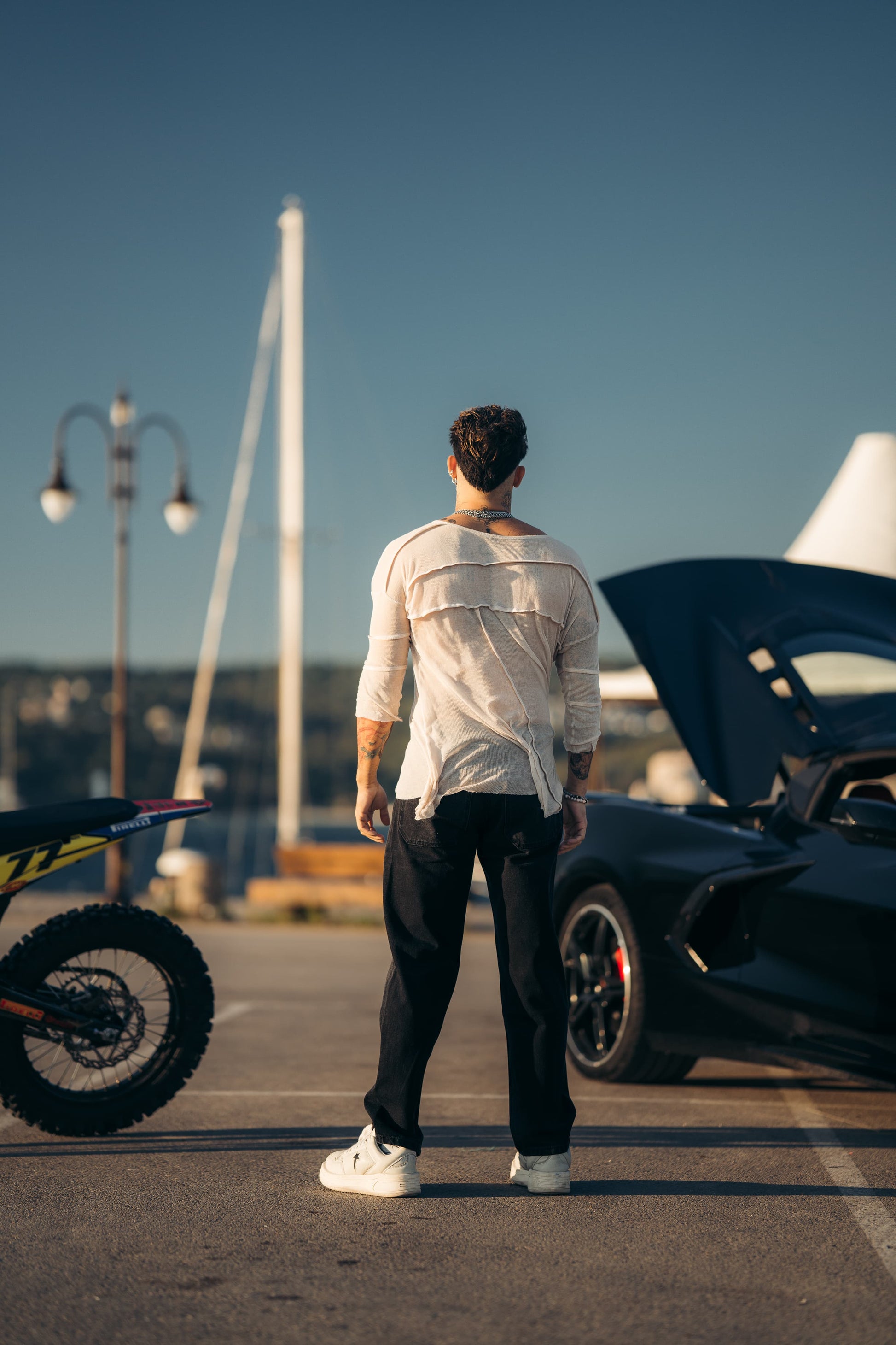 Reborn Raw 80s 5 Pocket - 80s Shadow Black Jeans