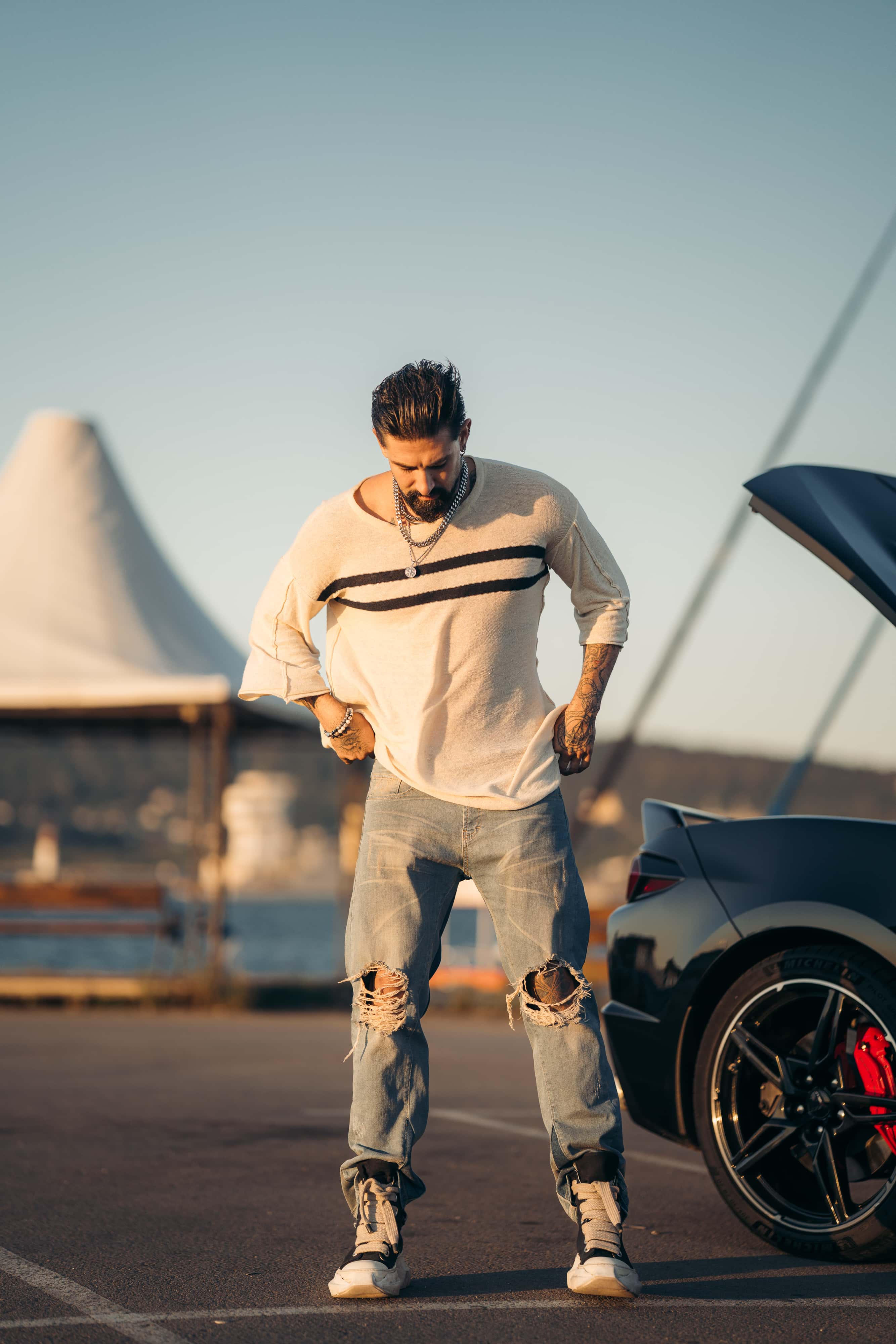 Hybrid Patchwork 5 Pocket Jeans