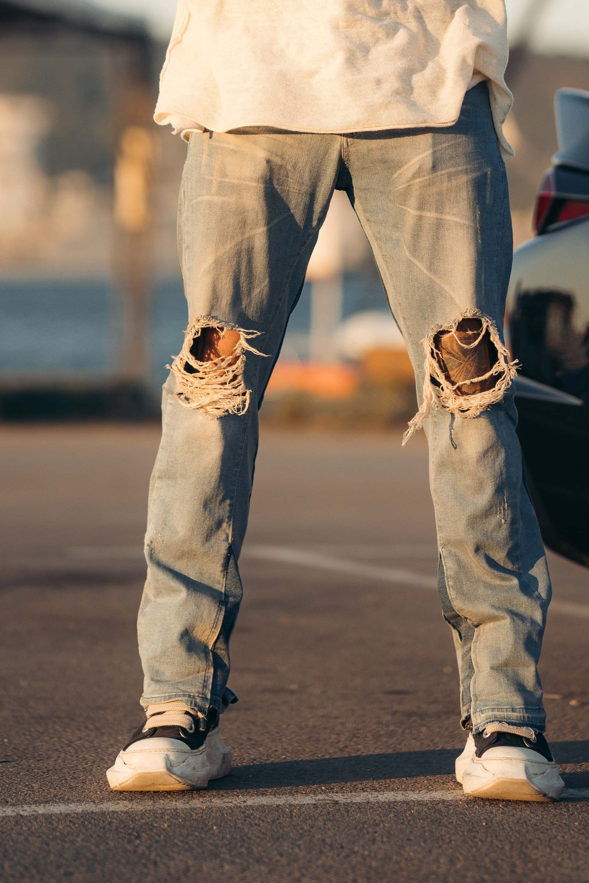 Hybrid Patchwork 5 Pocket Jeans