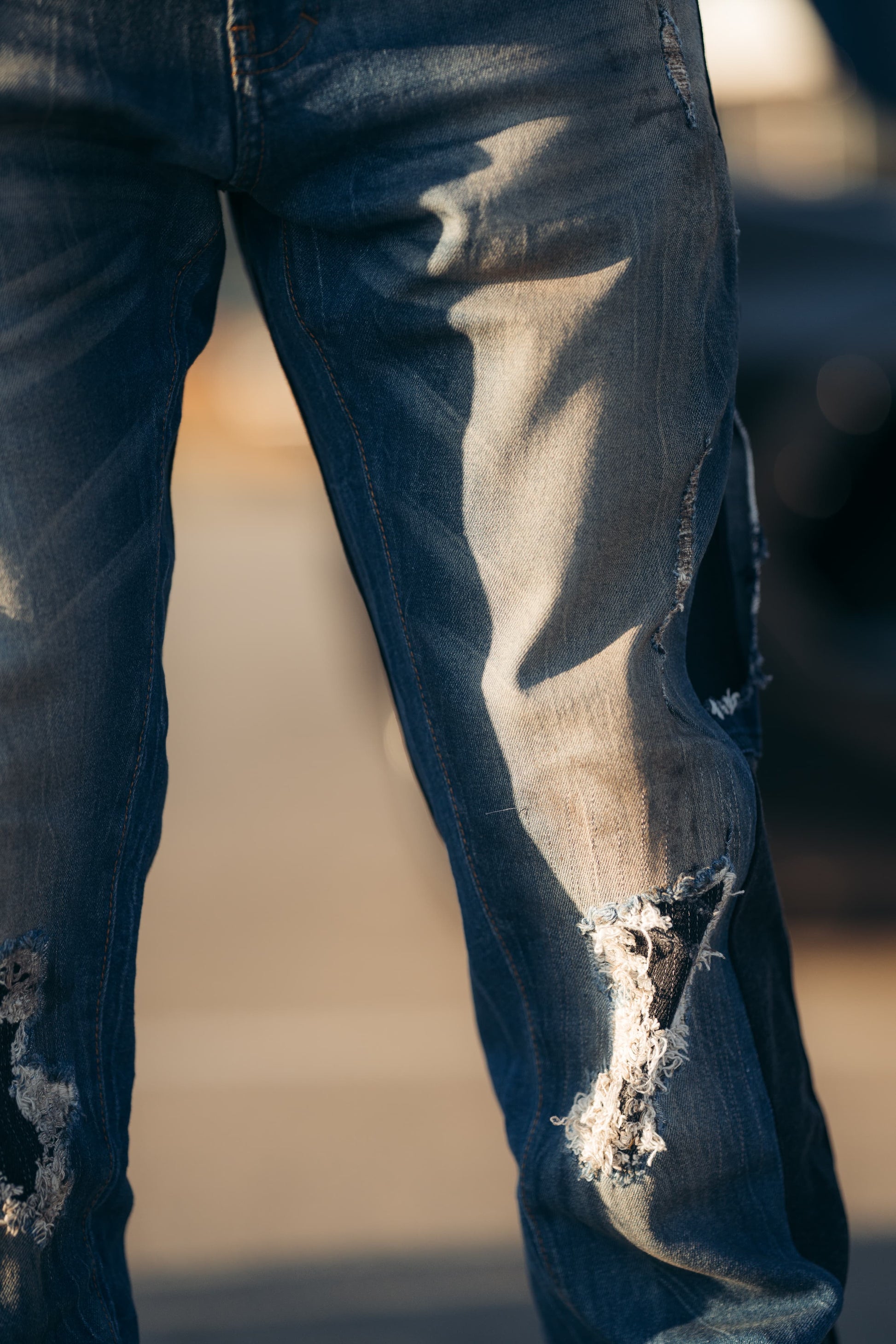 Hybrid Black / Vintage Indigo Jeans