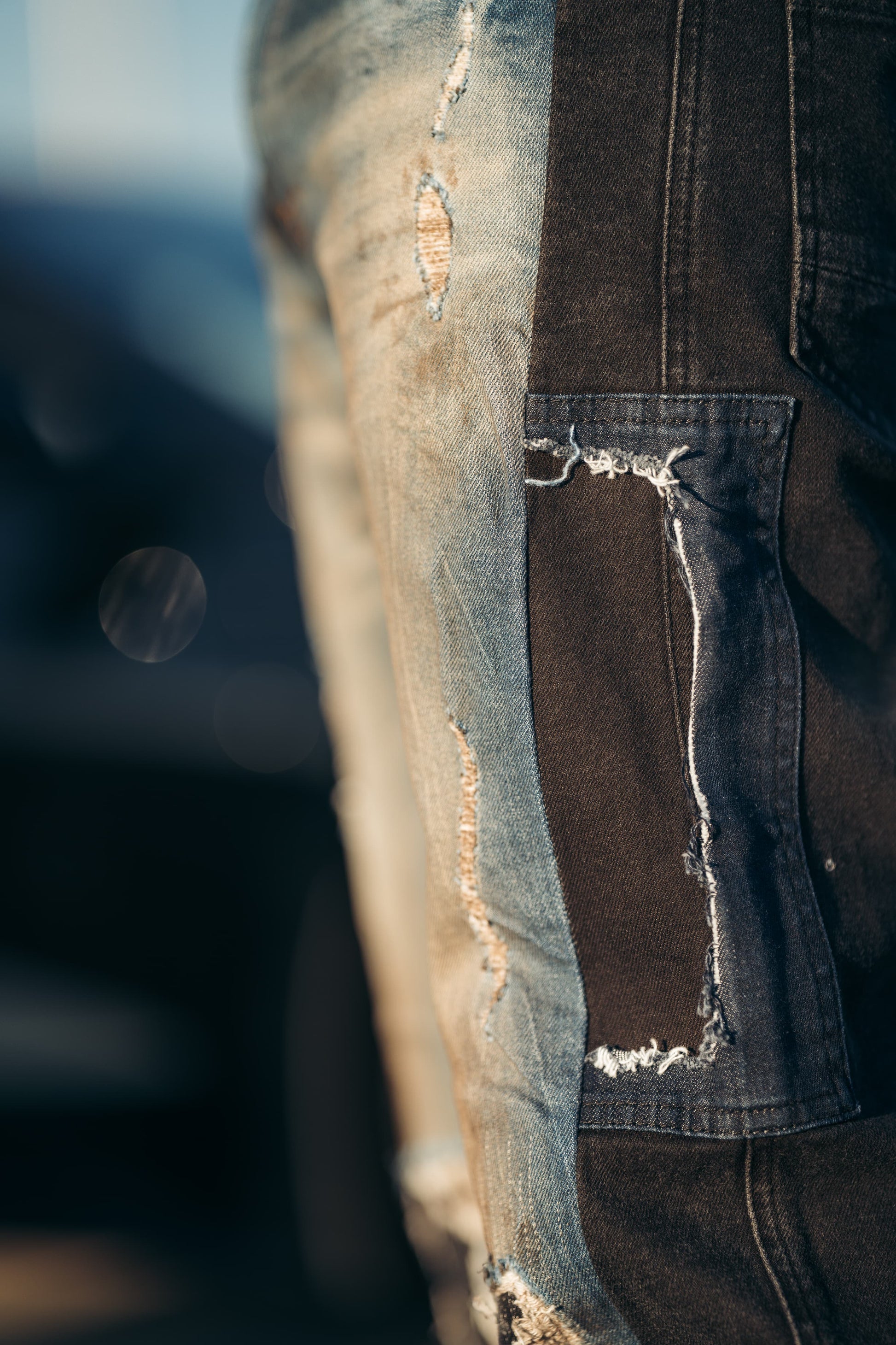 Hybrid Black / Vintage Indigo Jeans