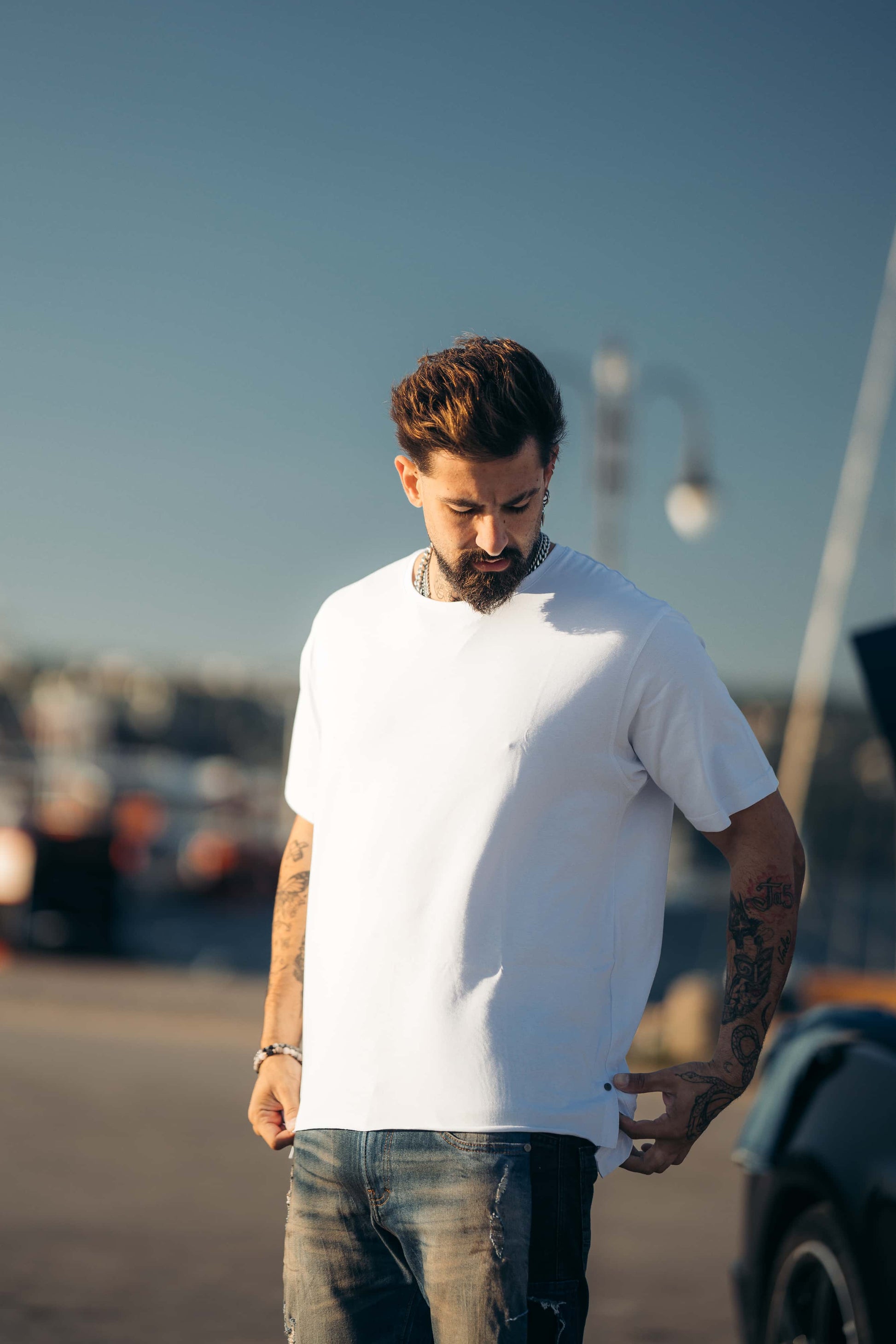 Concrete White T-Shirt