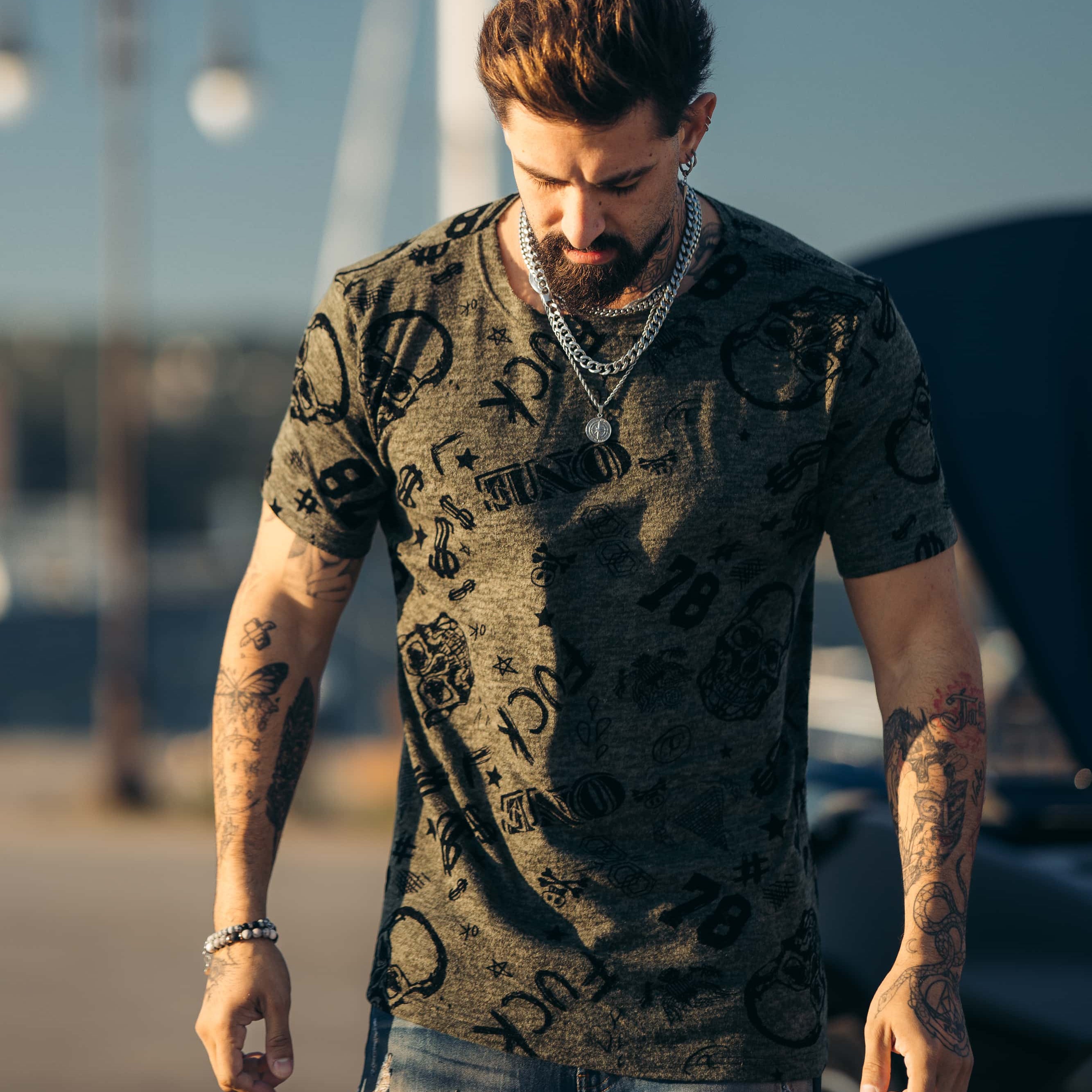 Sinner X - Cash Skull T-Shirt