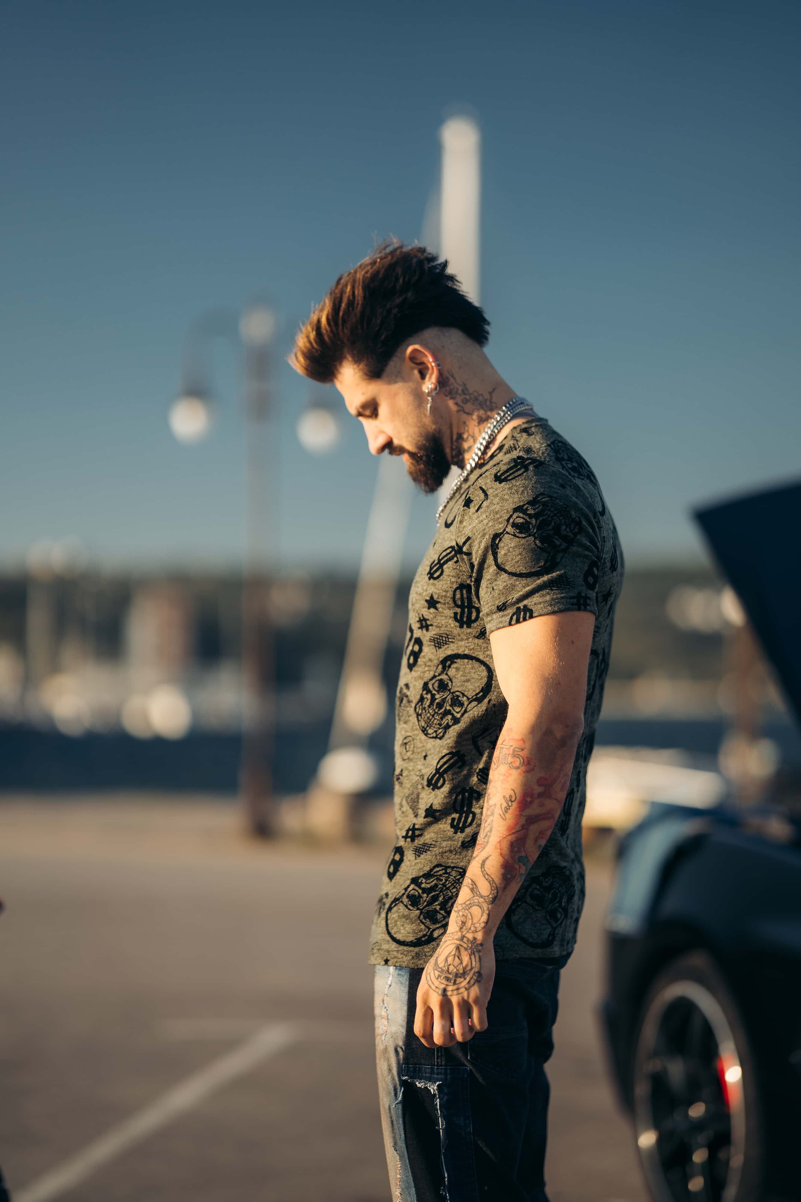 Sinner X - Cash Skull T-Shirt