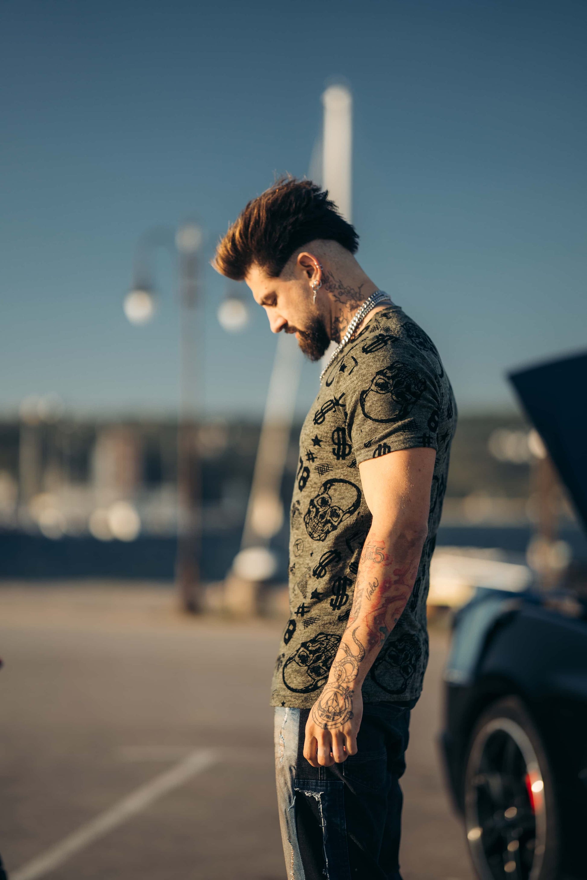 Sinner X - Cash Skull T-Shirt