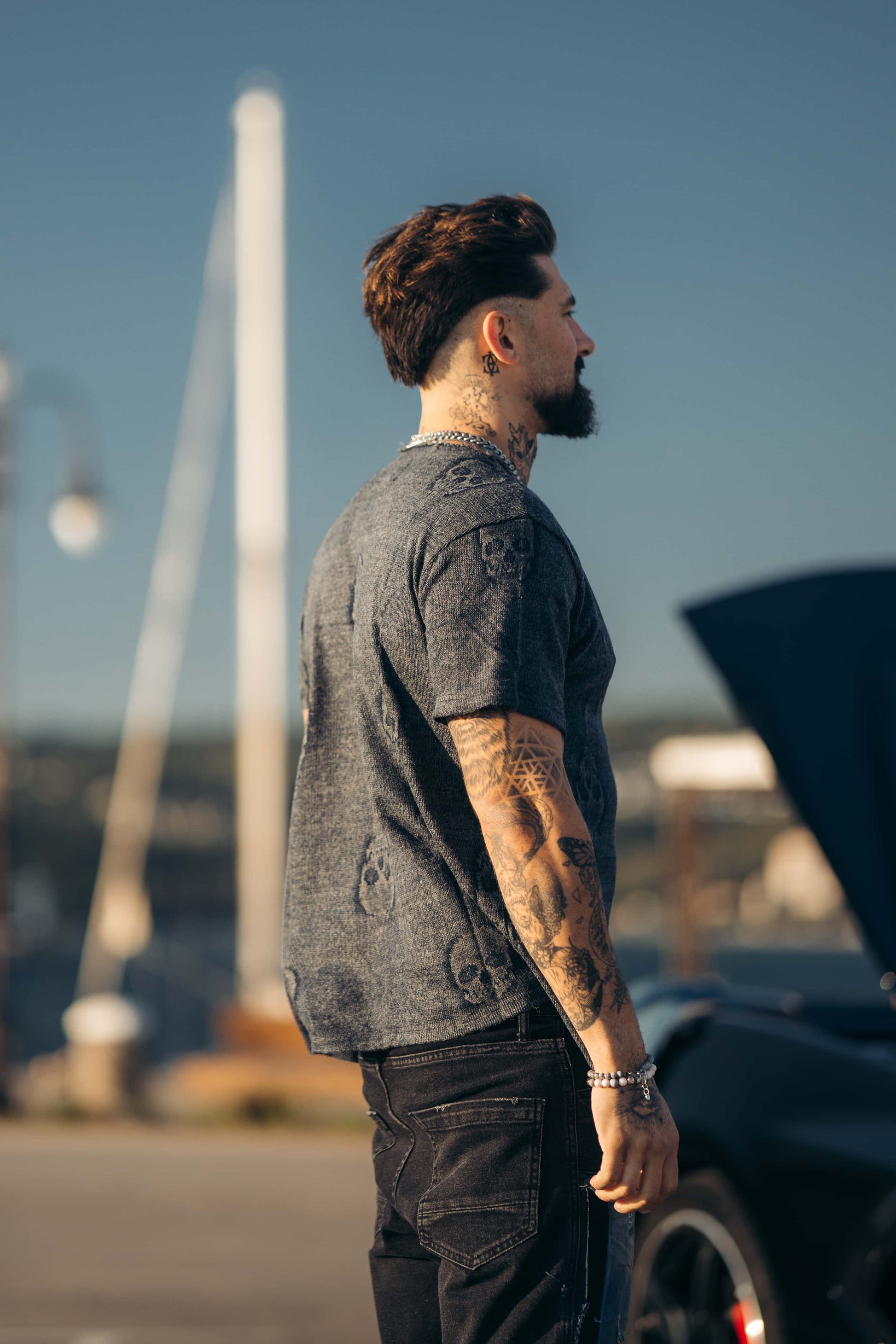 Sinner X - Vintage Blue T-Shirt