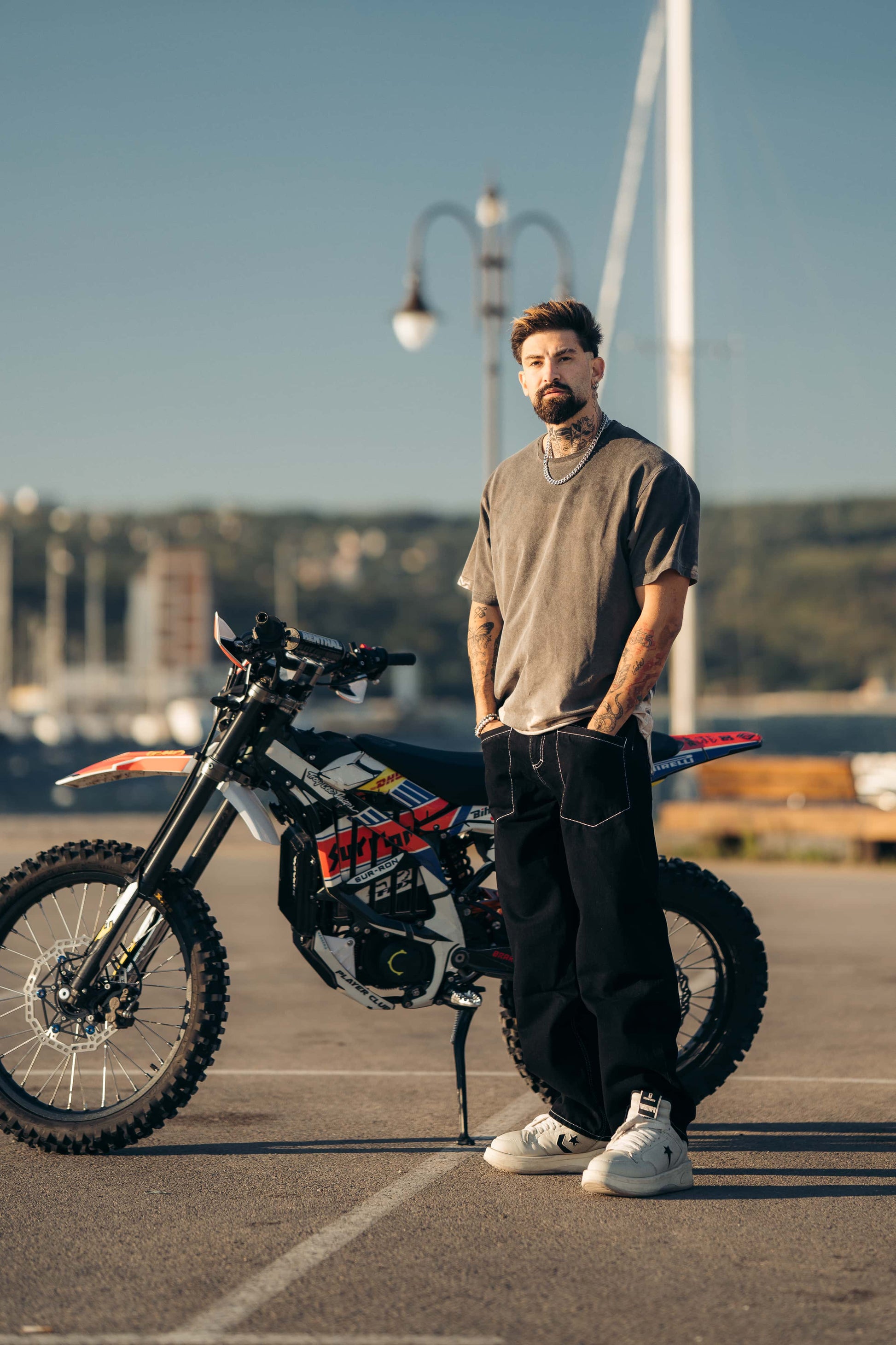 Reborn Raw Black Contrast Jeans