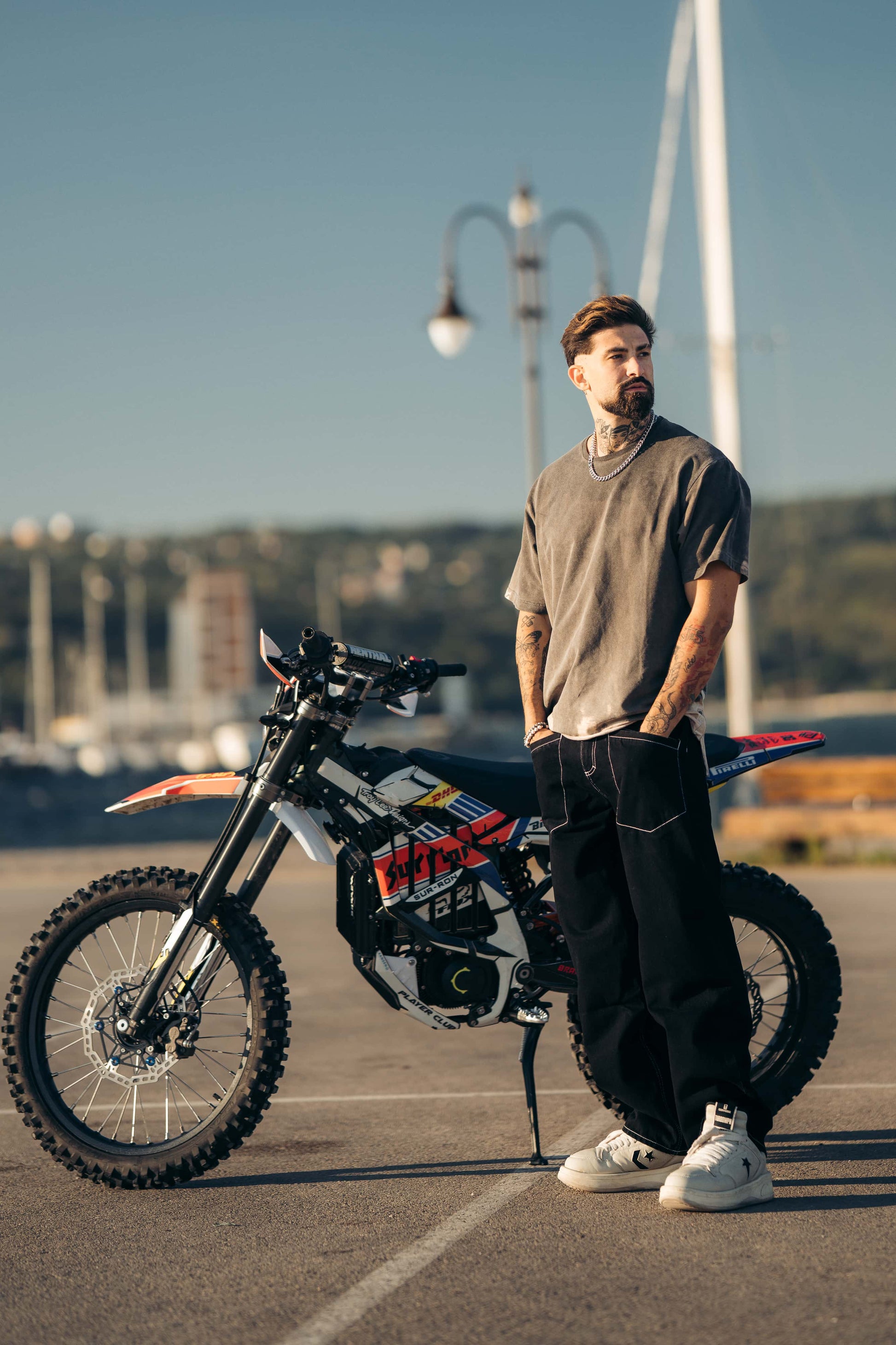 Reborn Raw Black Contrast Jeans