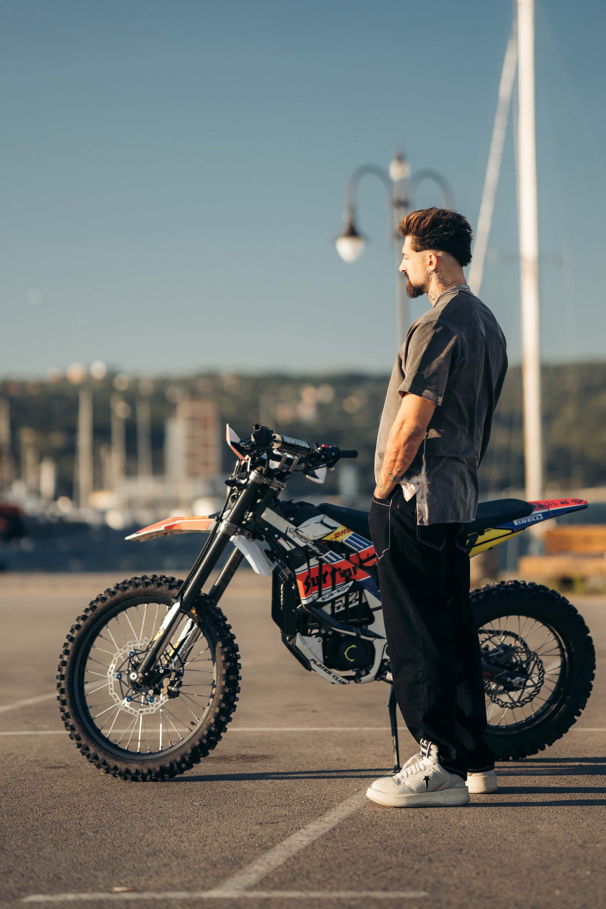 Reborn Raw Black Contrast Jeans