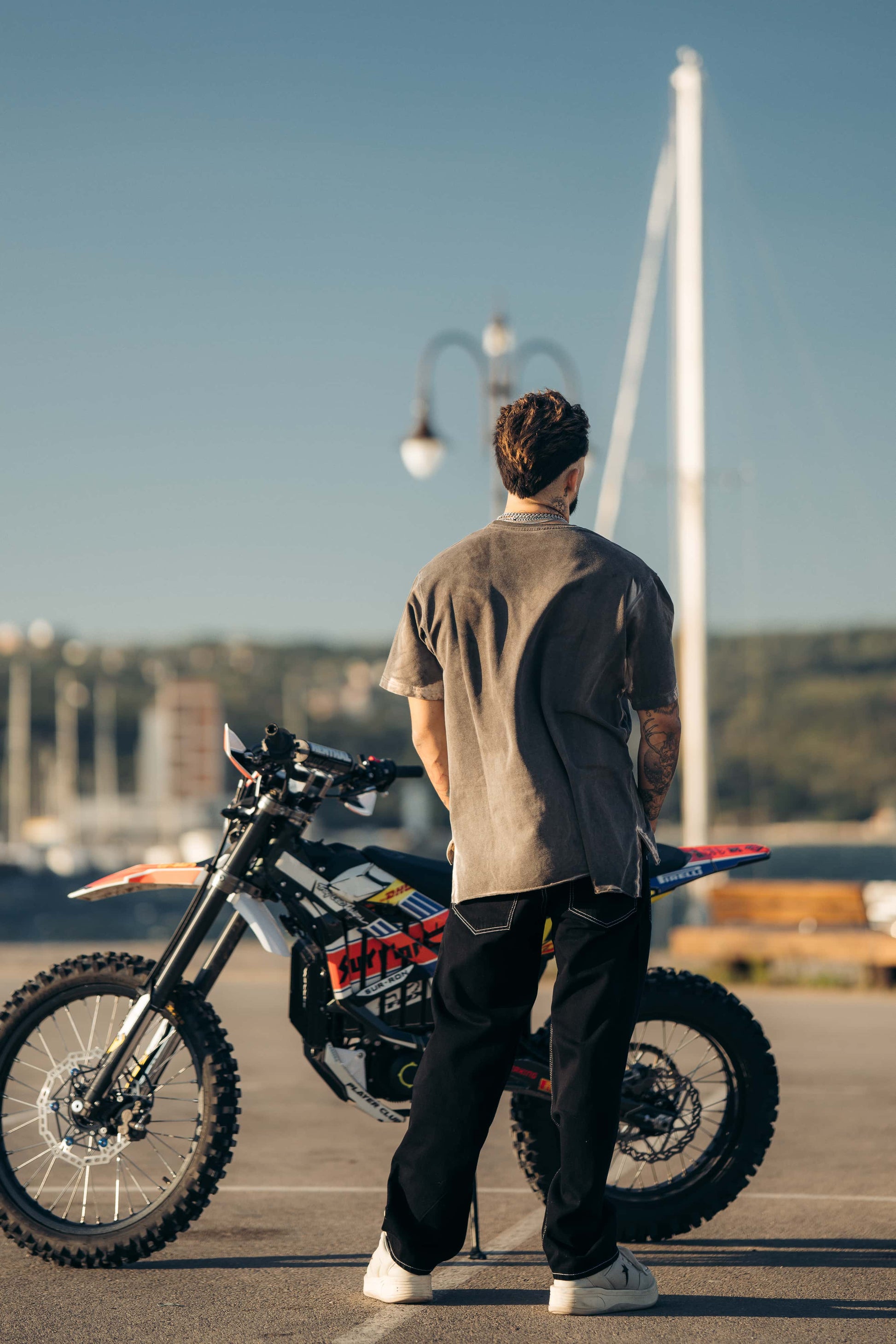 Reborn Raw Black Contrast Jeans