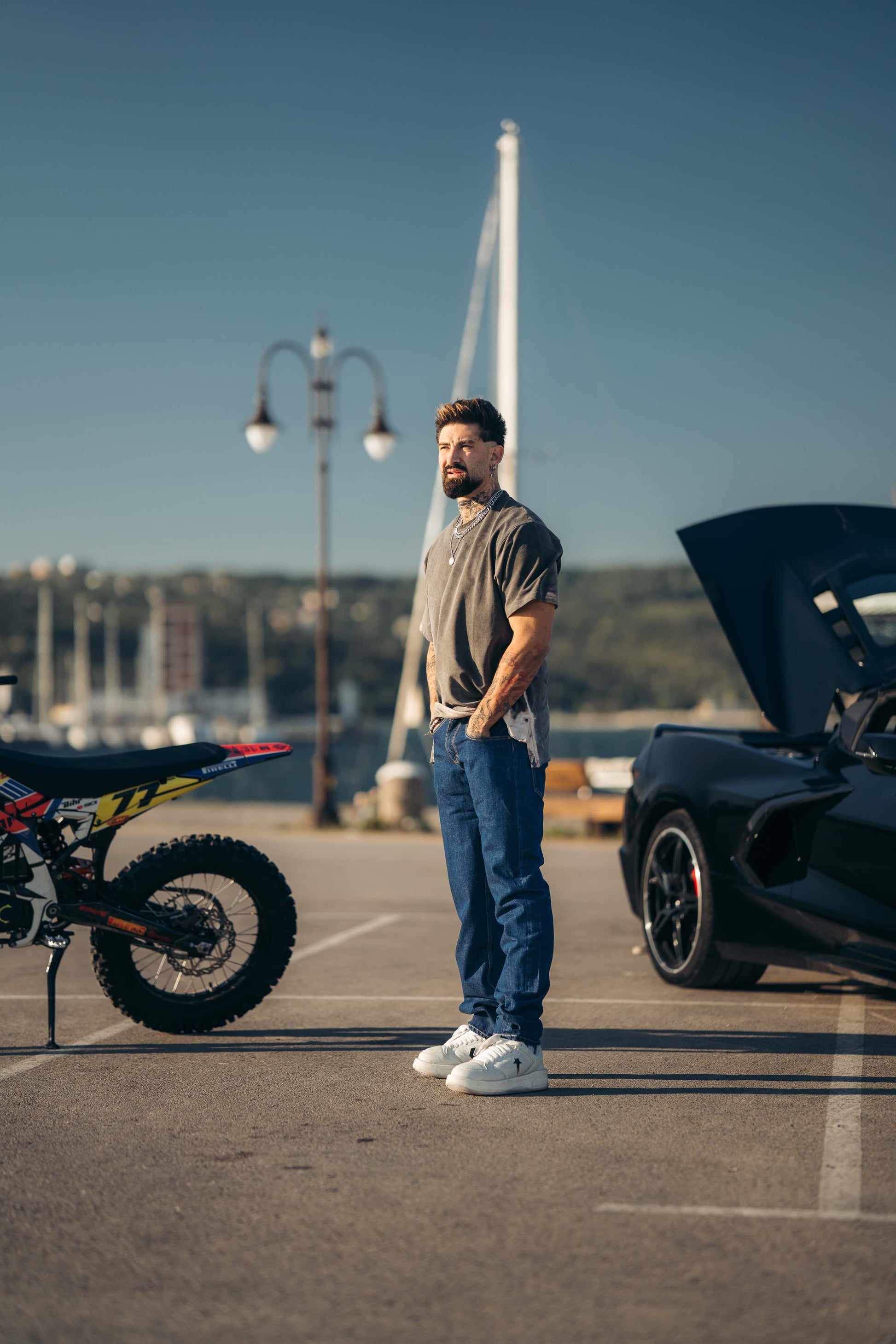 Reborn Raw Loose Fit Jeans - Medium Indigo