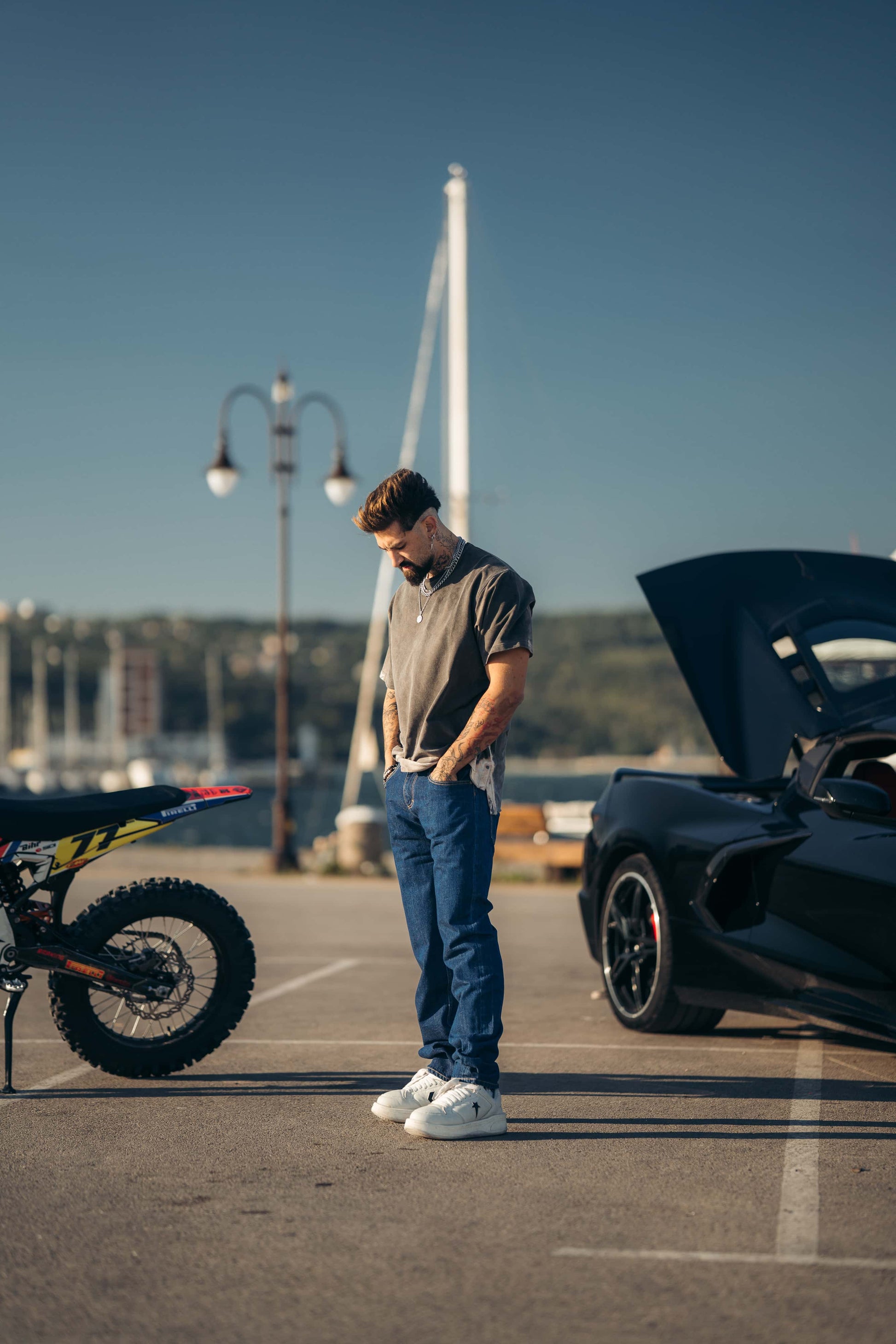 Reborn Raw Loose Fit Jeans - Medium Indigo