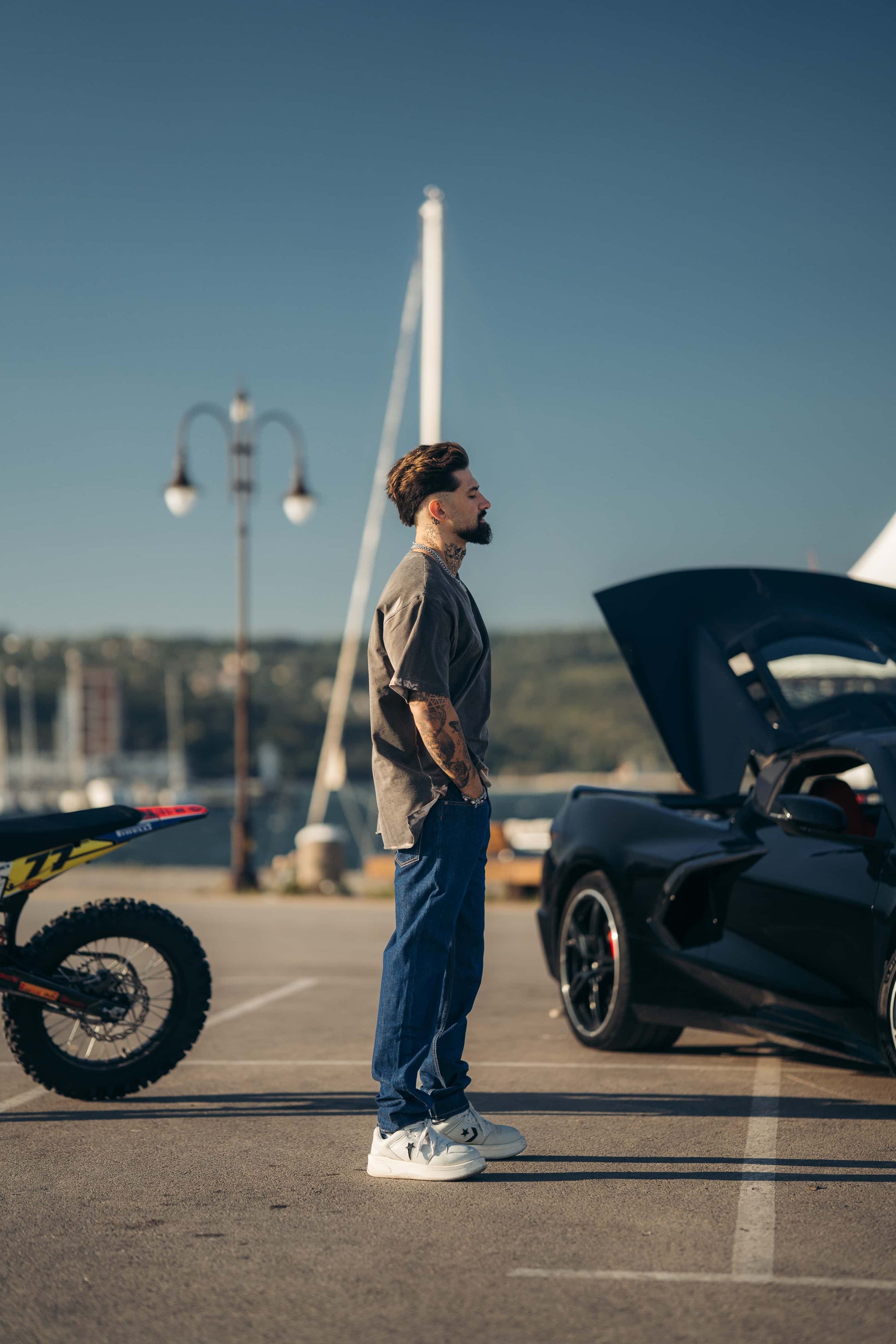 Reborn Raw Loose Fit Jeans - Medium Indigo