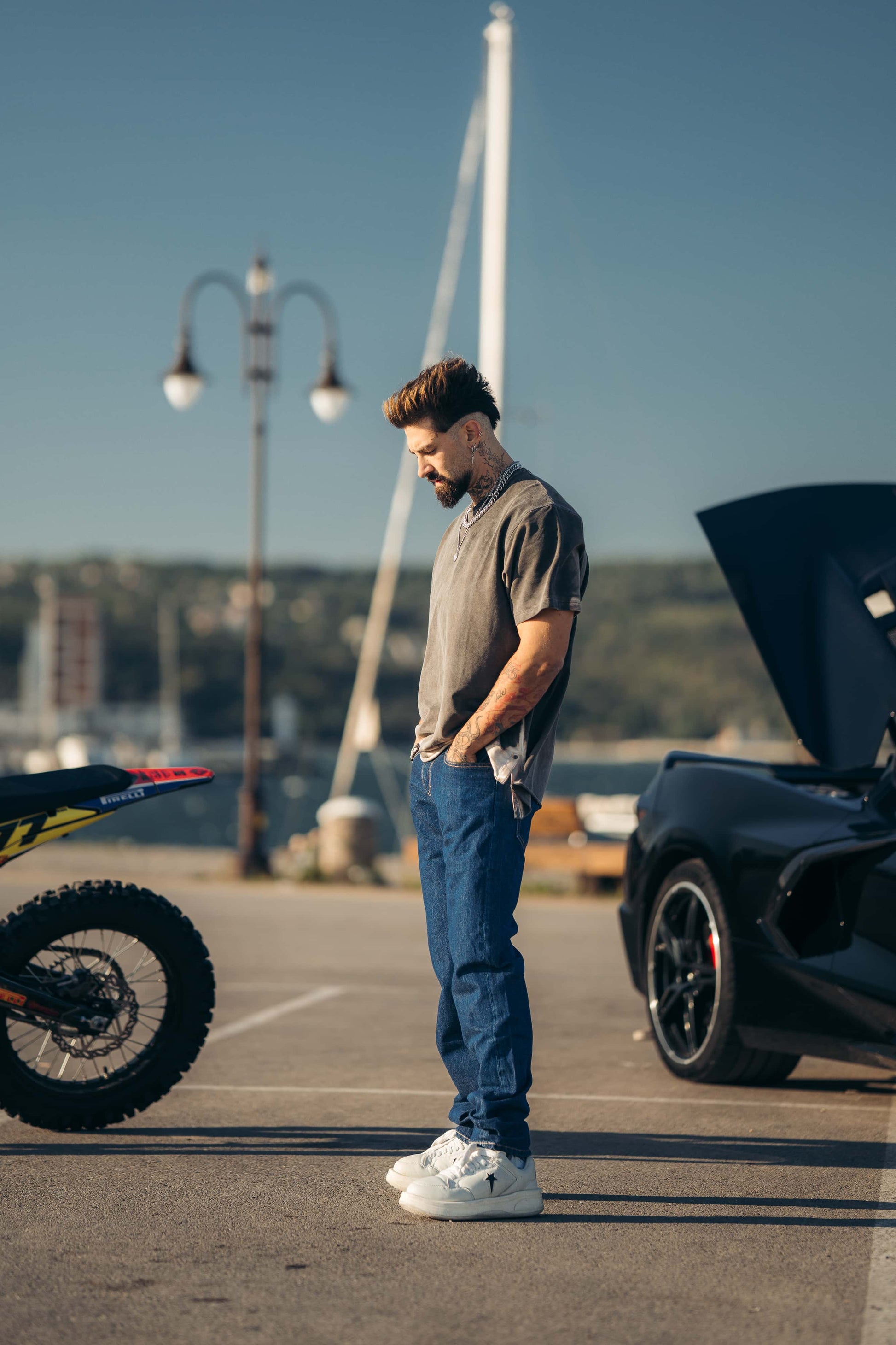 Reborn Raw Loose Fit Jeans - Medium Indigo