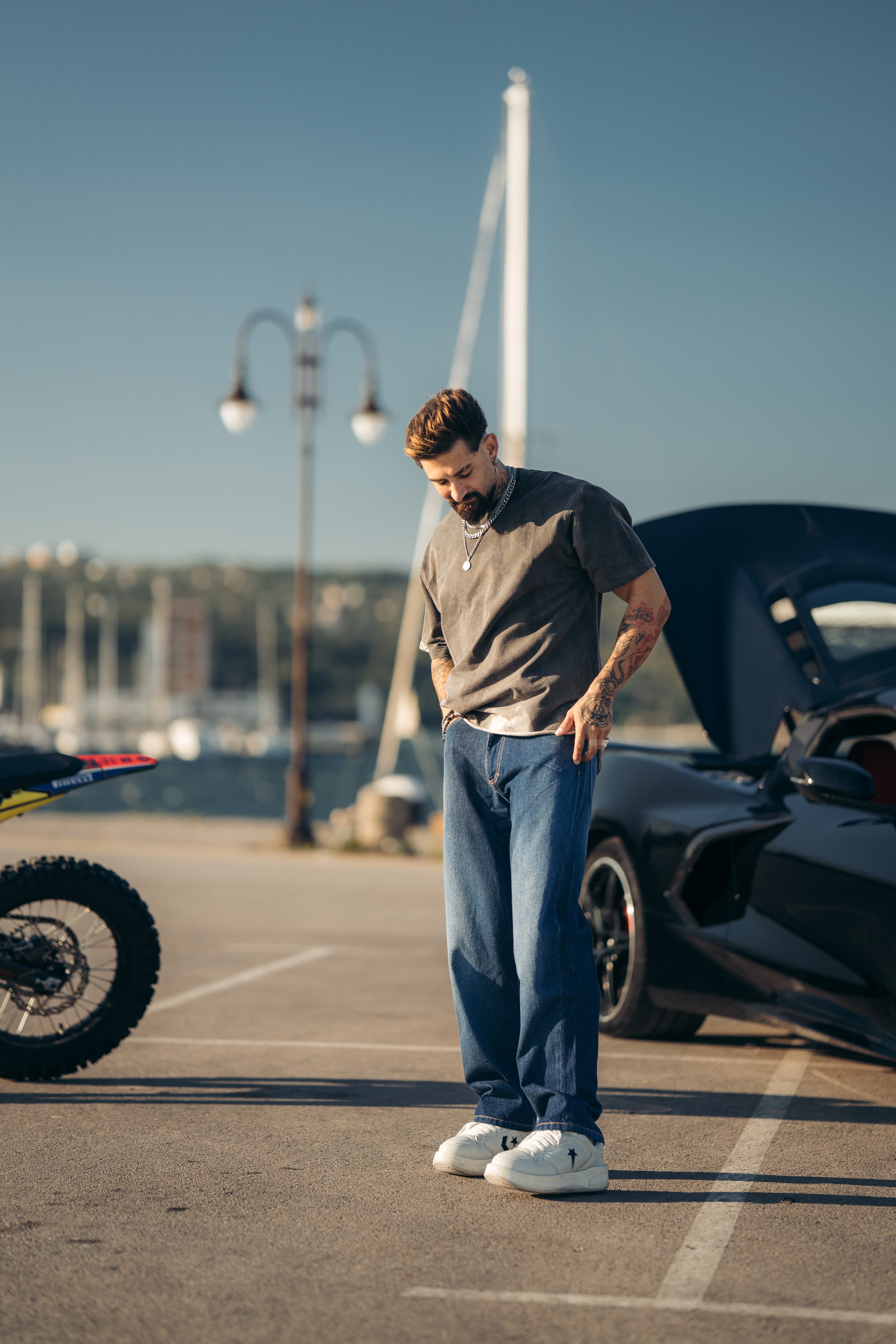 Reborn Raw 80s 5 Pocket - 80s Medium Indigo Jeans