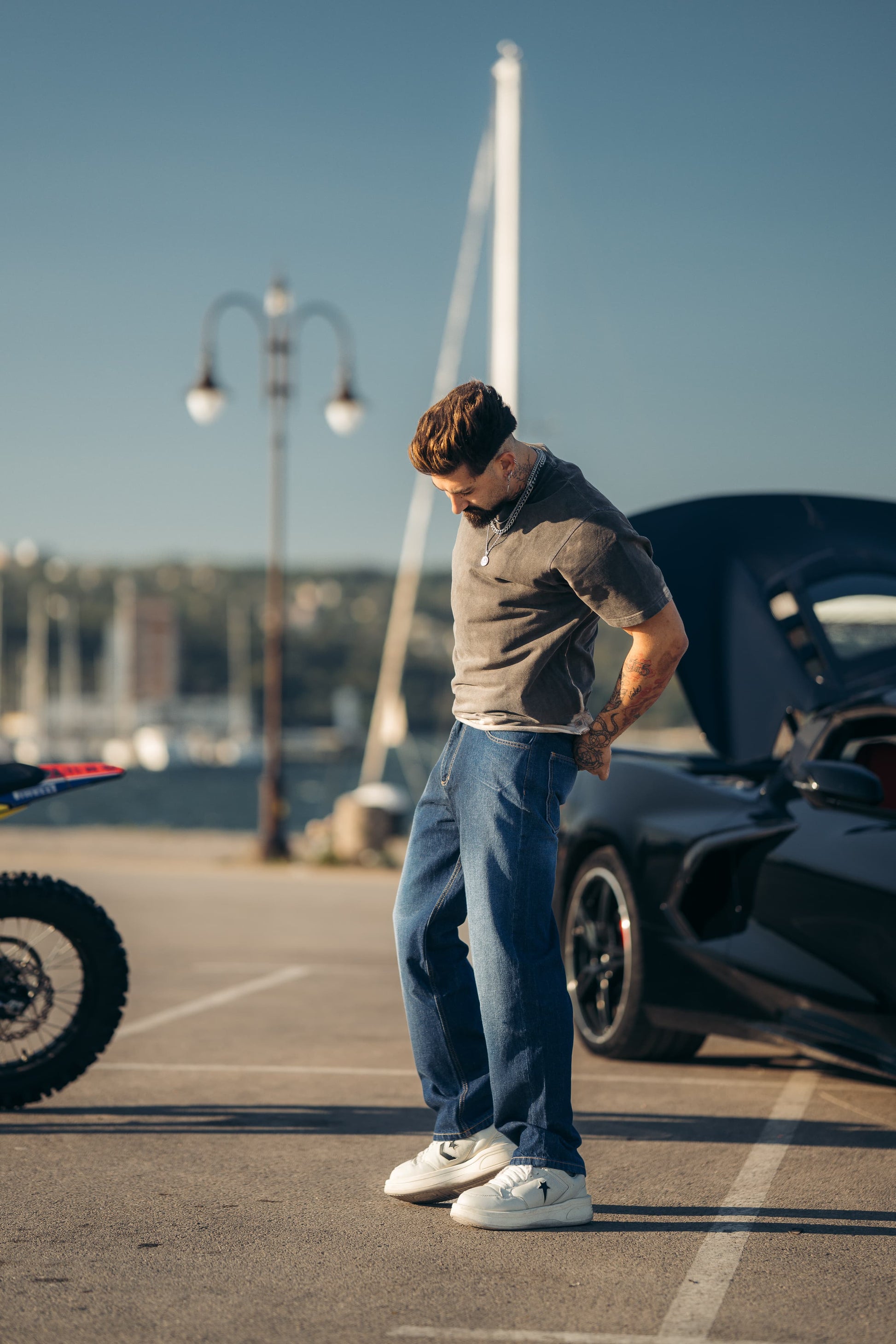 Reborn Raw 80s 5 Pocket - 80s Medium Indigo Jeans