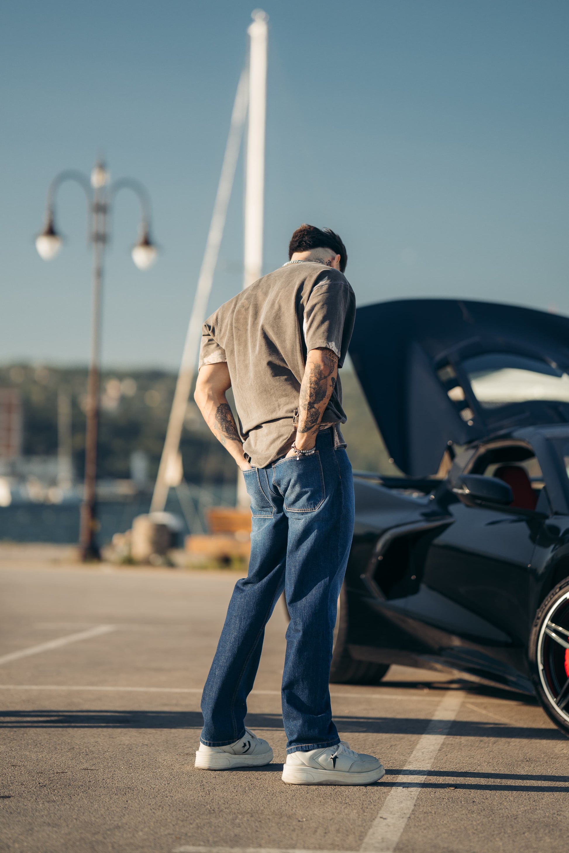 Reborn Raw 80s 5 Pocket - 80s Medium Indigo Jeans