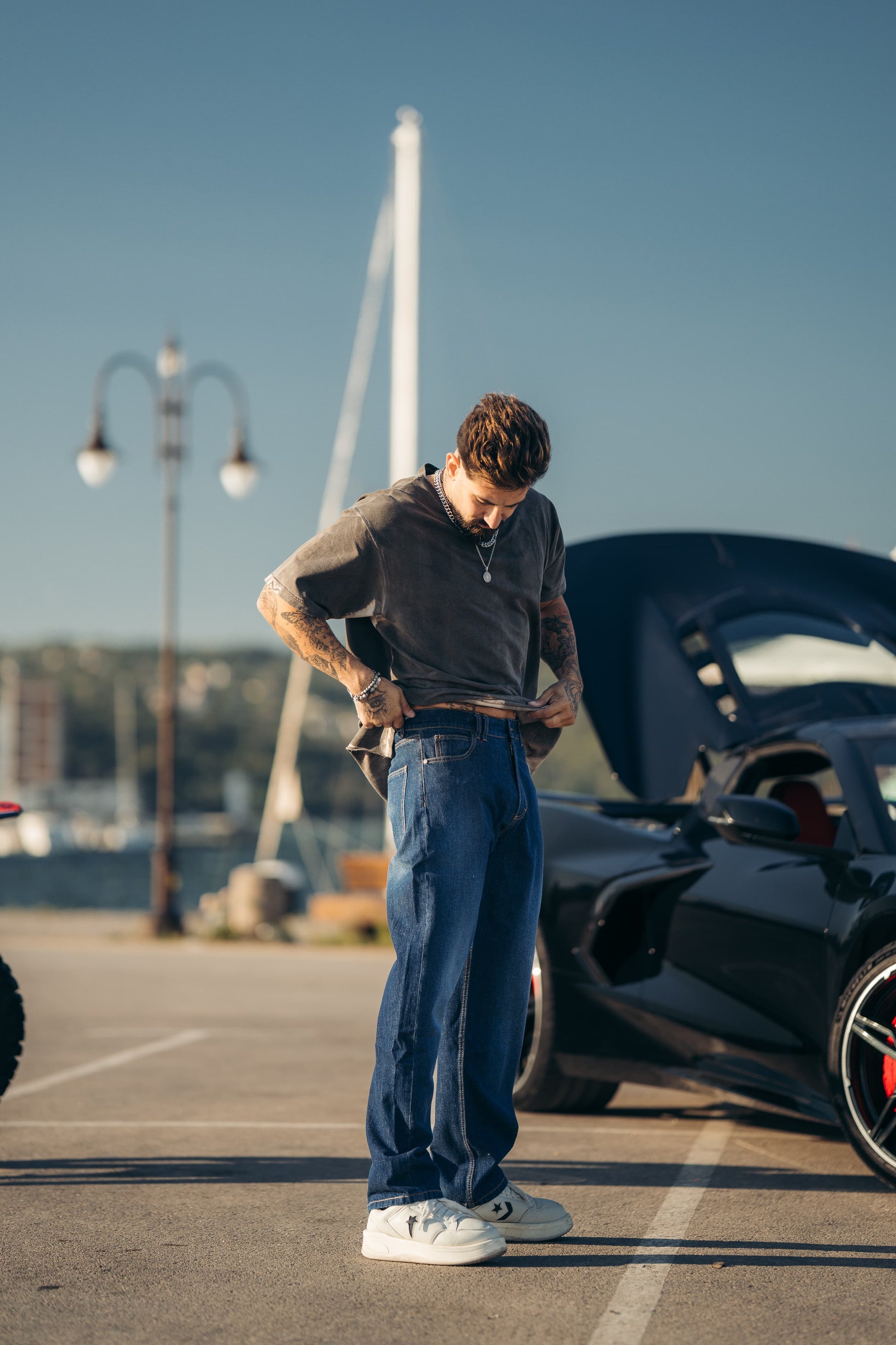 Reborn Raw 80s 5 Pocket - 80s Medium Indigo Jeans