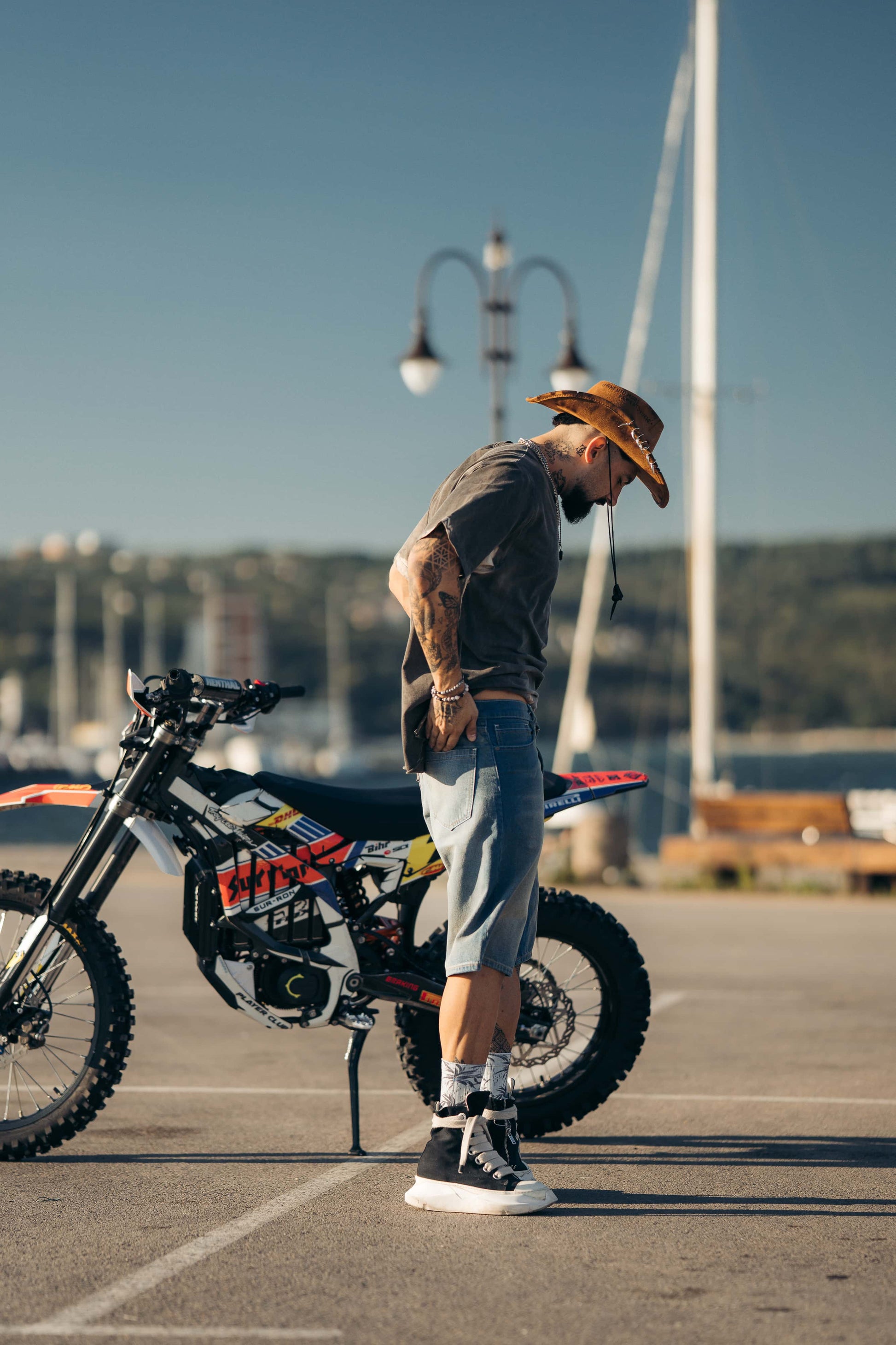 Baggy Jorts - Light Wash