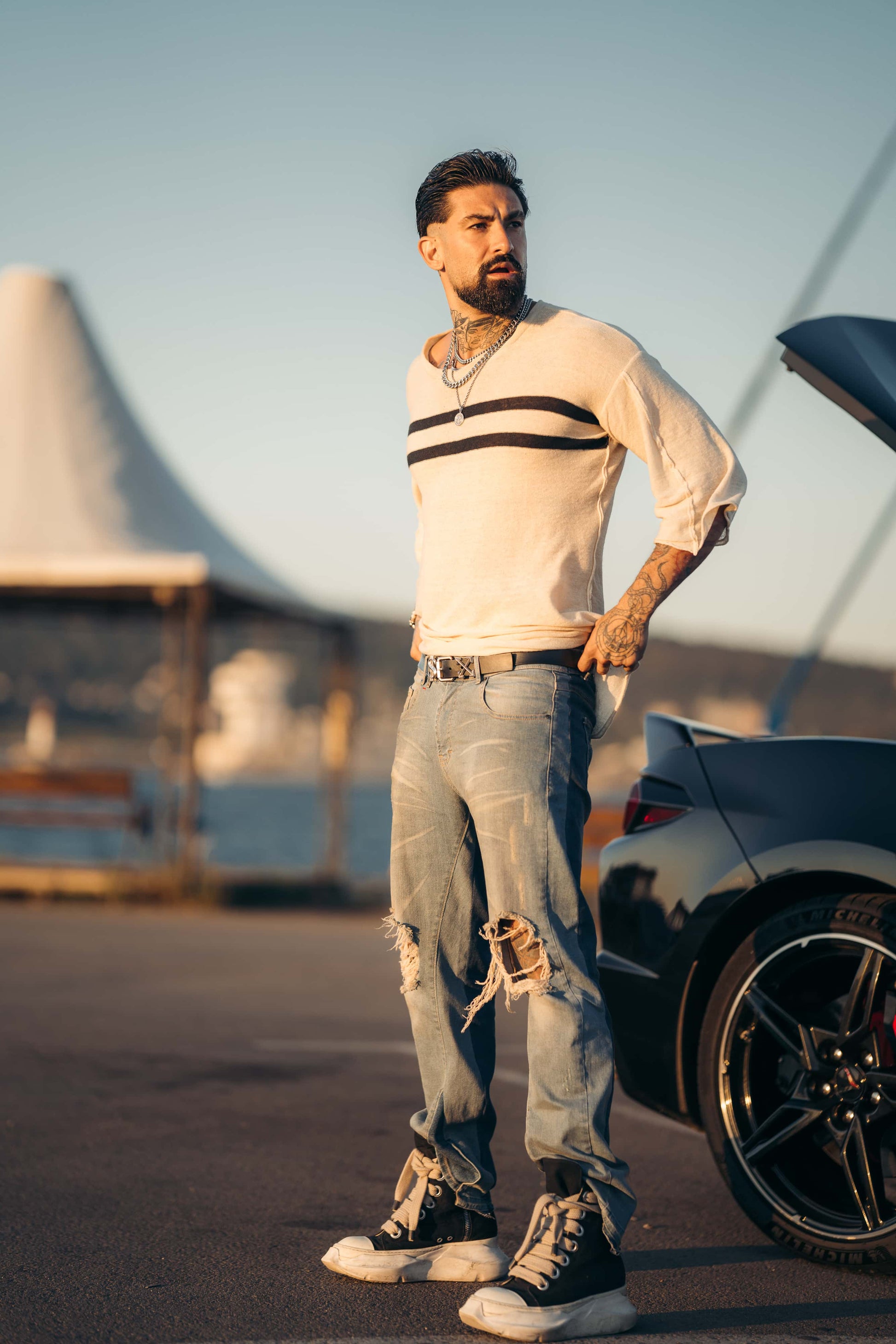 Hybrid Patchwork 5 Pocket Jeans