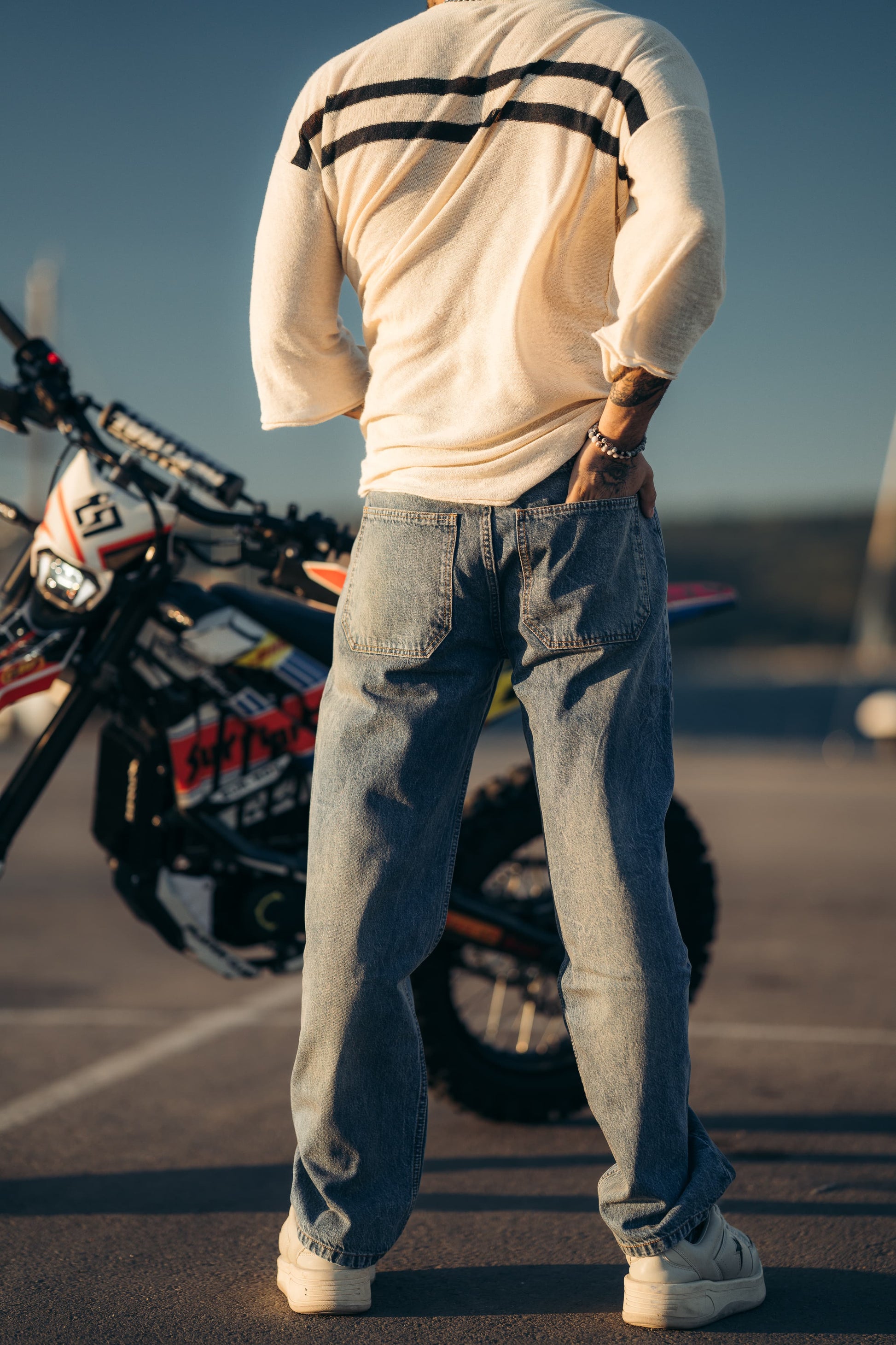 Reborn Raw 80s 5 Pocket - 80s Light Wash Jeans