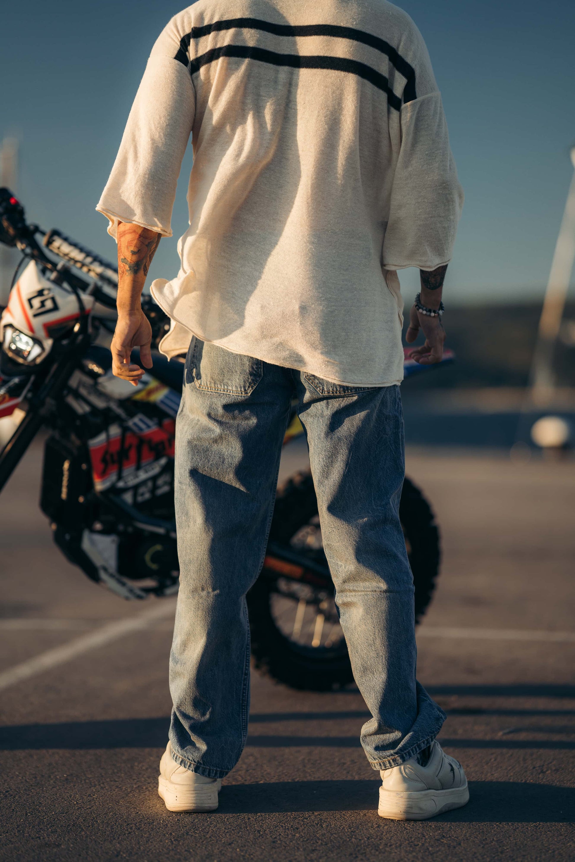 Reborn Raw 80s 5 Pocket - 80s Light Wash Jeans